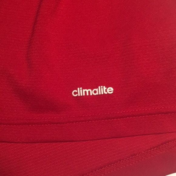 Adidas Men’s XL Red Climalite Soccer Jersey Fat Belly’s Irish Pub Logo. #18 - Picture 9 of 9